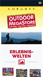 Mobile Screenshot of outdoor-megastore.de